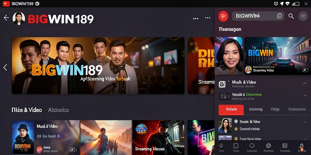 Antarmuka aplikasi BIGWIN189 yang menarik dan mudah digunakan.