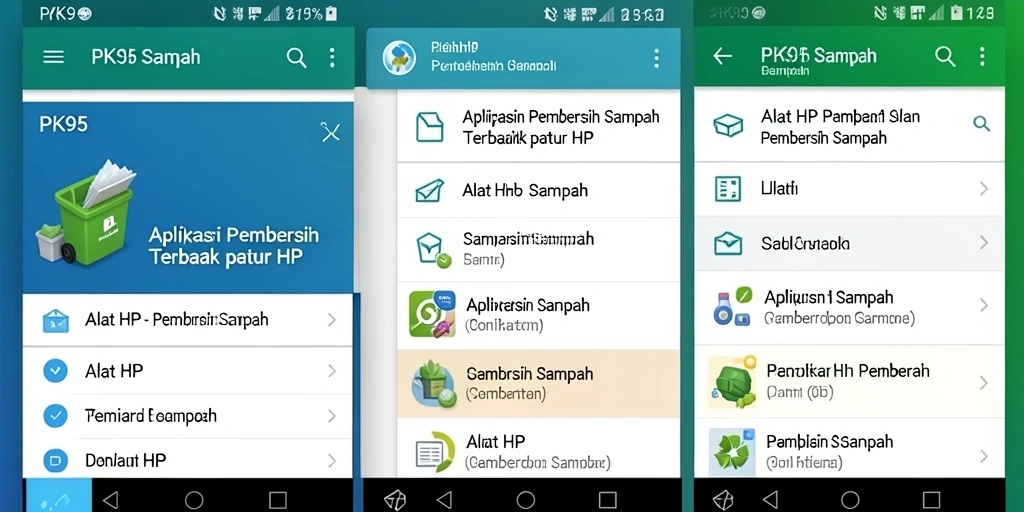 Tampilan antarmuka PK95 yang sederhana dan intuitif.