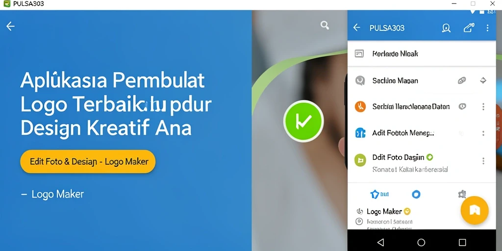 Tampilan antarmuka PULSA303 untuk pembuatan logo yang mudah digunakan.