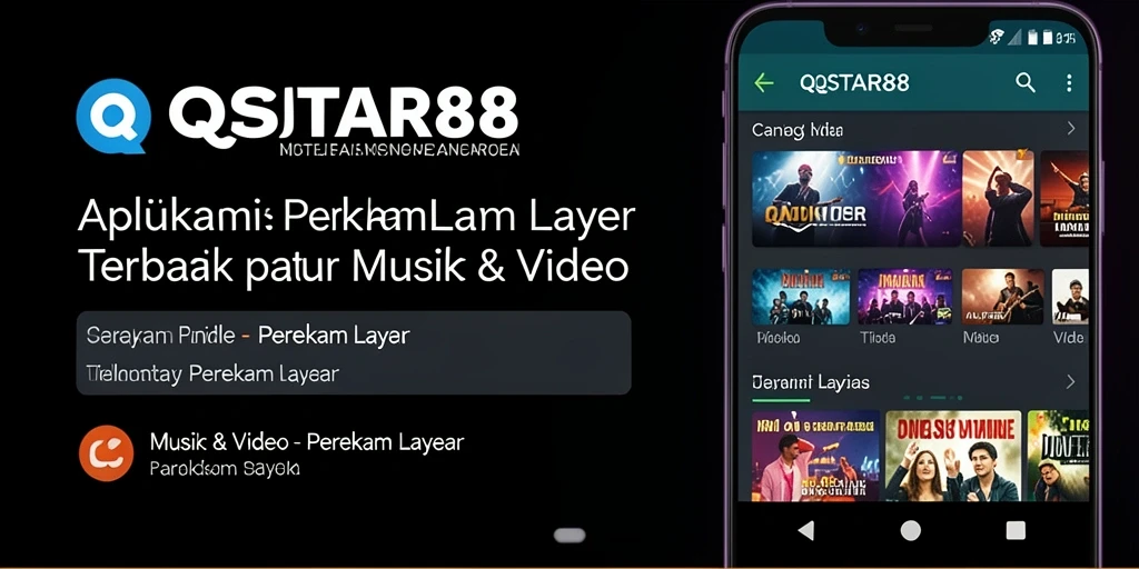 Antarmuka sederhana aplikasi Perekam Layar QQSTAR88.